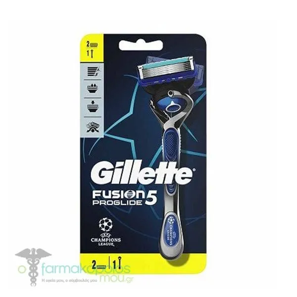 Gillette Fusion Proglide 5 Flexball Shaver, 1pc & Blade Refills, 2pcs