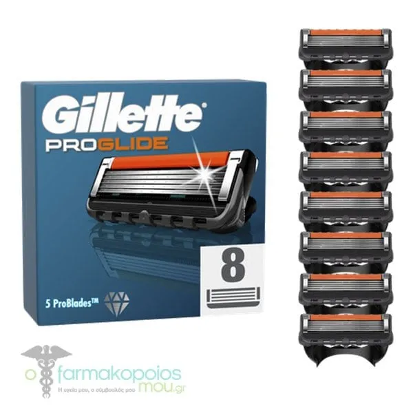 Gillette ProGlide Men's Razor Blade Refills, 8pcs