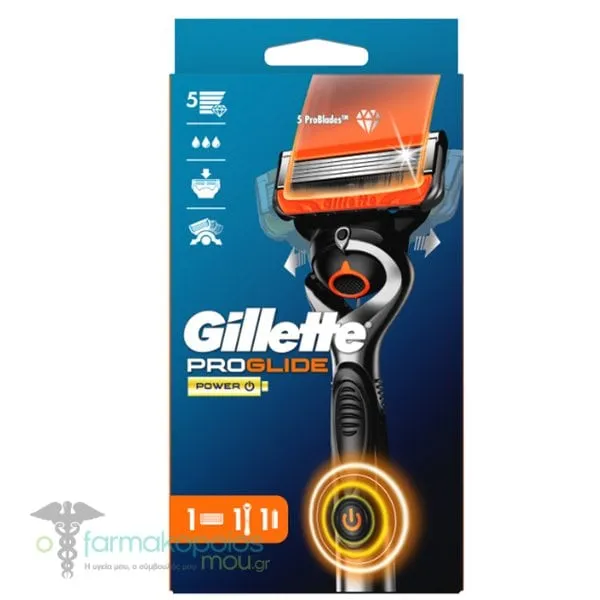 Gillette ProGlide Power Shaver, 1pc & Replacement Head, 1pc, 1set