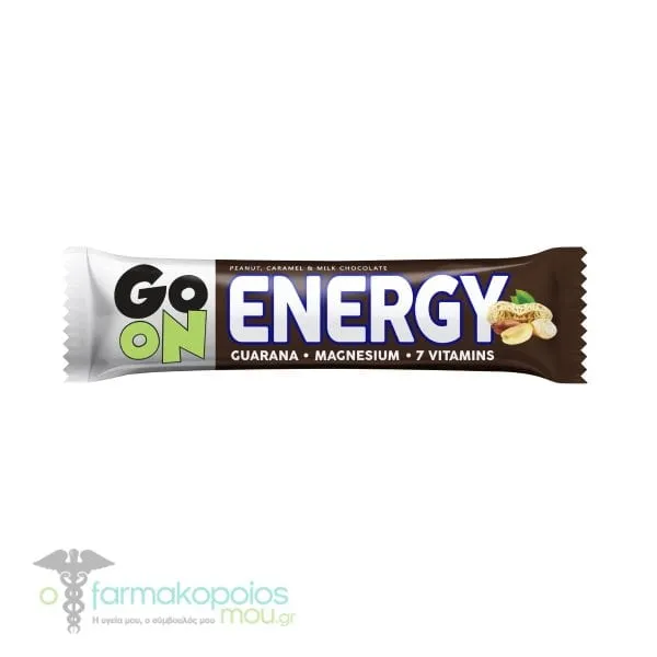 Go On Nutrition Energy Bar Peanut, Caramel & Chocolate Milk, 50gr