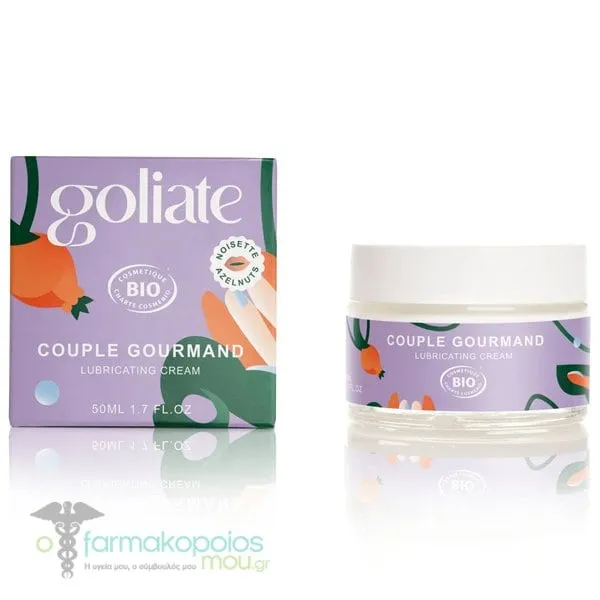 Goliate The Gourmet Couple Βρώσιμη Ερωτική Κρέμα με Γεύση Φουντούκι, 50ml