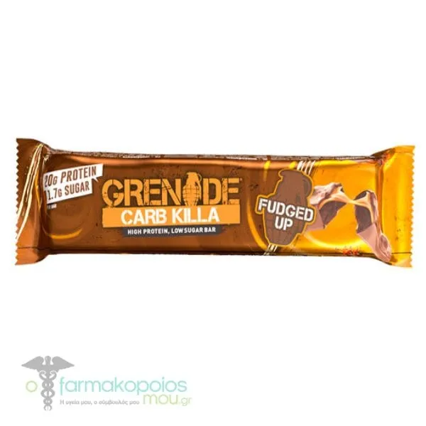 Grenade Carb Killa High Protein Bar Fudged up Μπάρα Υψηλής Πρωτεΐνης, 60g