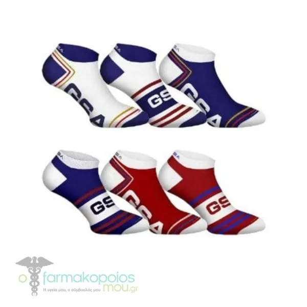 GSA Organic Plus[+] Boys’ Ultralight Low Cut Sustainable Socks, 6pack - 50 Multicolor