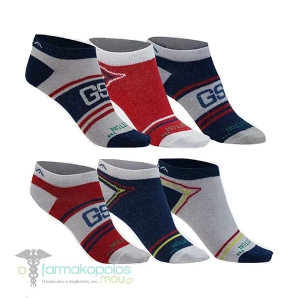 GSA Supercotton Kids Ultralight Low Cut Socks, 6pack - 50 Multicolor