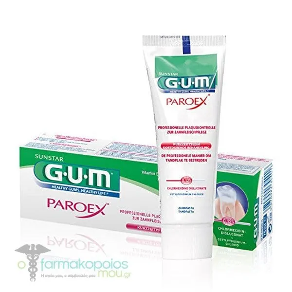 Gum Paroex 0.12% Chlorhexidin Toothpaste, 75ml