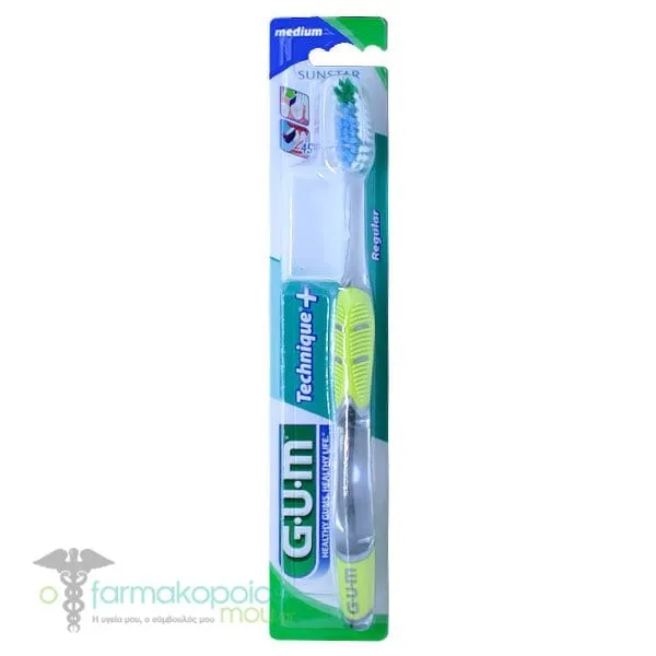 Gum 492 Technique+ Regular Medium Toothbrush, 1pc - Λαχάνι