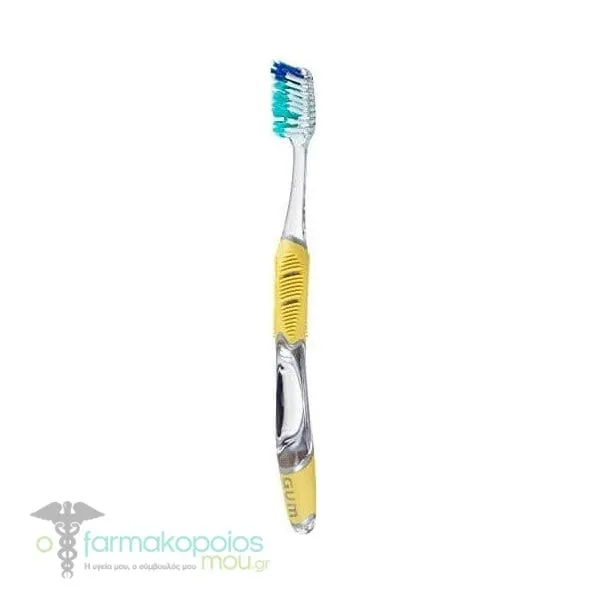 Gum 493 Technique+ Compact Medium Toothbrush, 1pc - Κίτρινο