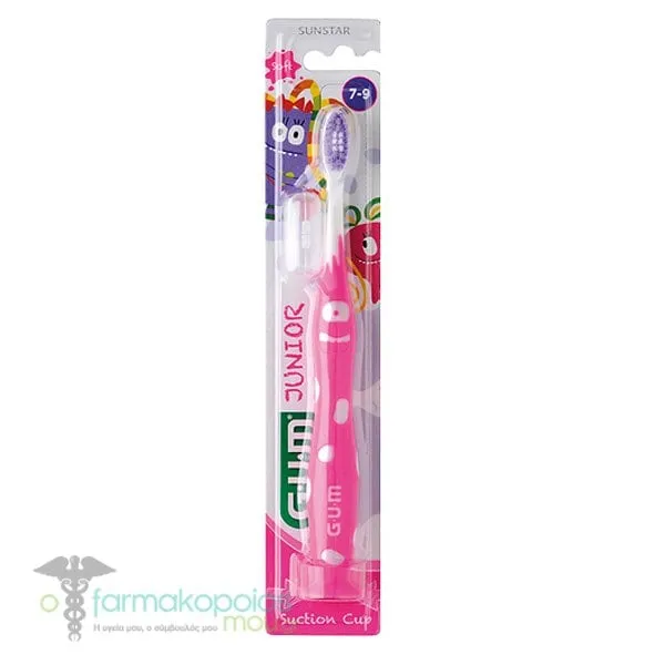Gum Junior Soft Toothbrush 6-9 Years, 1pc - Ρόζ