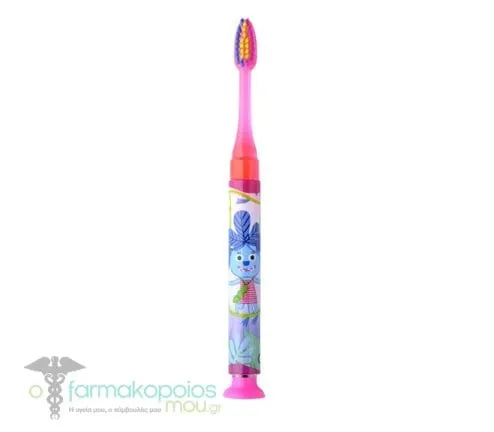 Gum Light-Up Kids Toothbrush 7Y+, 1pc - Ρόζ