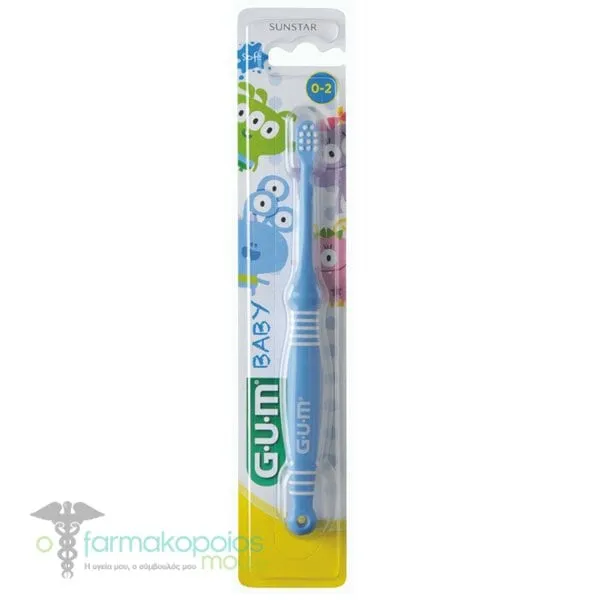 Gum Baby Toothbrush 0-2Y, 1pc - Μπλέ