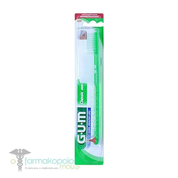 Gum Classic Soft Toothbrush, 1pc - Πρασινο
