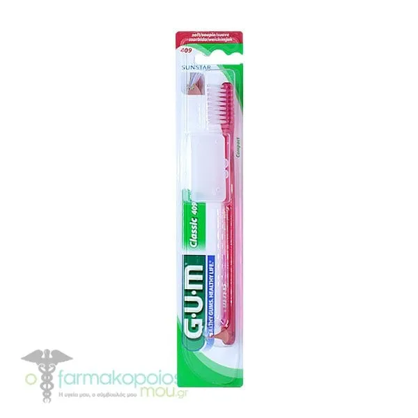 Gum Classic Soft Toothbrush, 1pc - Κόκκινο
