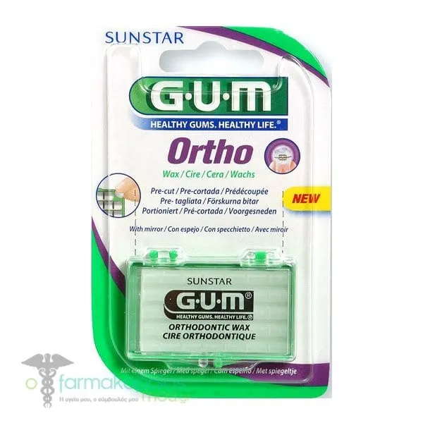 Gum Orthodontic Wax Unflavored, 1pc