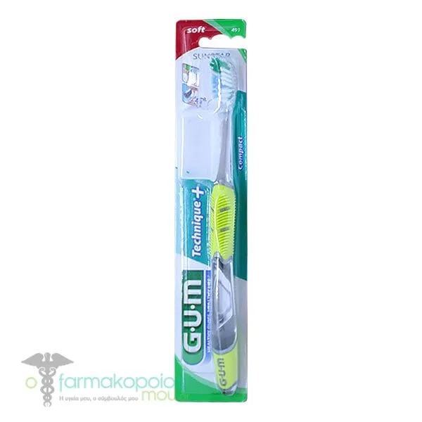 Gum Technique 491 Toothbrush Soft, 1pc - Λαχάνι