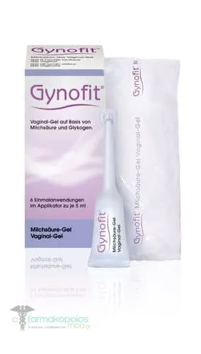 Gynofit Vaginal Gel with Lactic Acid, 6 amps x 5ml