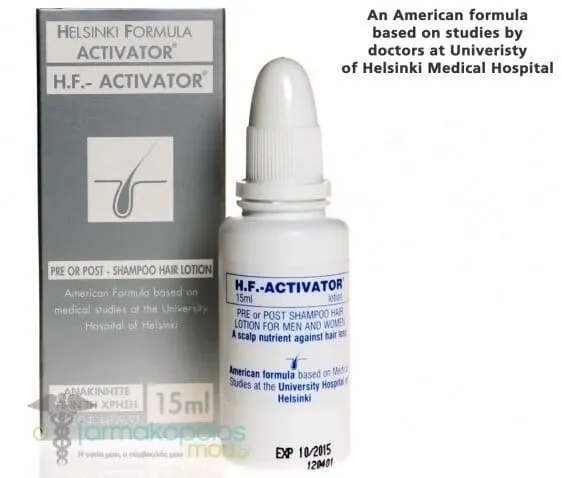H & B Helsinki Formula [H.F.] Activator Lotion for Hair Loss, 15ml