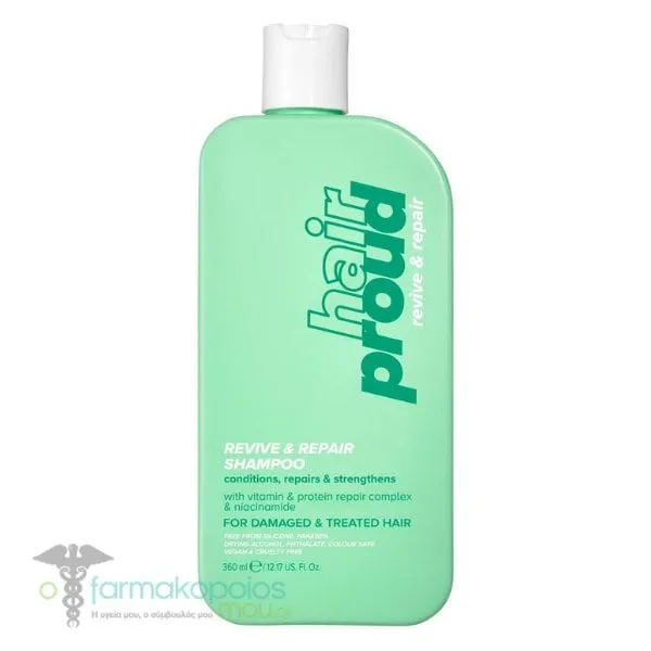 Hair Proud Revive & Repair Shampoo for Damaged & Treated Hair, 360ml