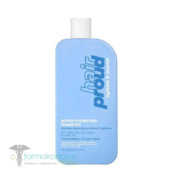 Hair Proud Super Hydrating Shampoo for Normal to Dry Hair, 360ml