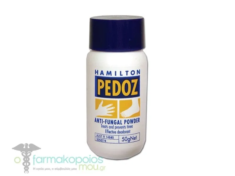 Hamilton Pedoz Anti-Fungal Feet Powder, 50gr