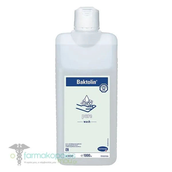 Hartmann Baktolin Pure Wash Hand & Body Cleansing Liquid, 1000ml