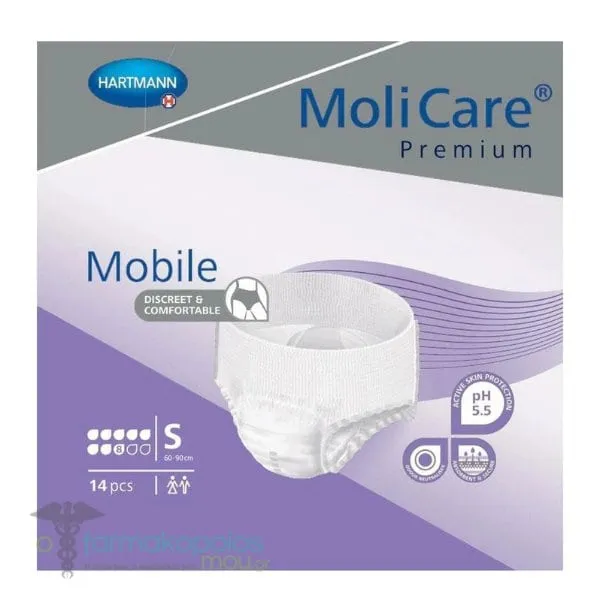 Hartmann MoliCare Mobile Super Night Incontinence Underwear Small, 14pcs
