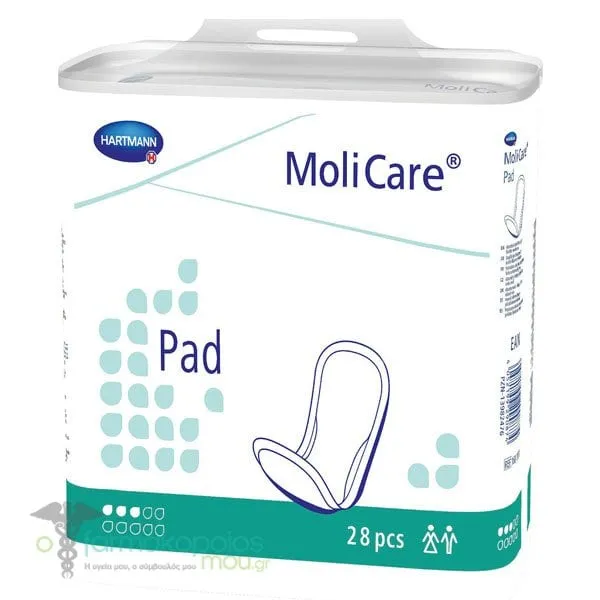 Hartmann MoliCare Pad - Midi (34 x 16 cm) (168101), 28pcs