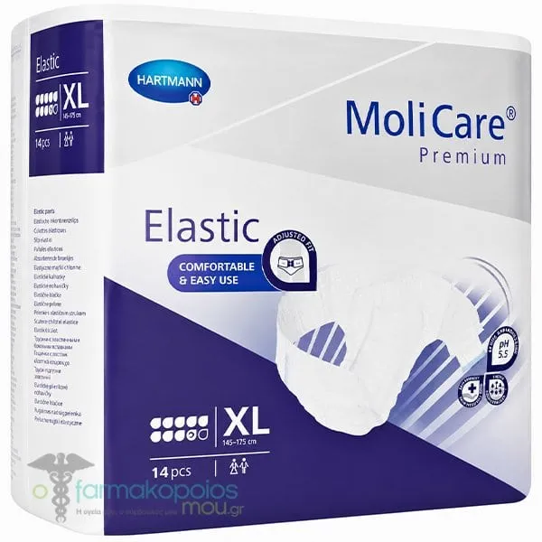 Hartmann Molicare Premium Elastic Πάνες Ακράτειας 9 Σταγόνων XLarge, 14τεμ