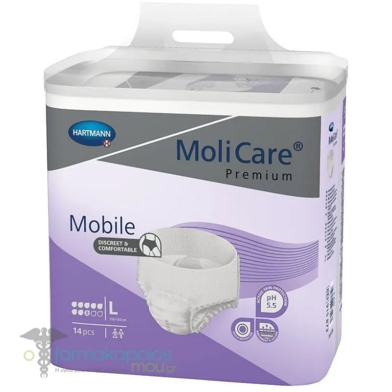 Hartmann MoliCare Premium Mobile Night Incontinence Pants No.8 Large (915873), 14pcs