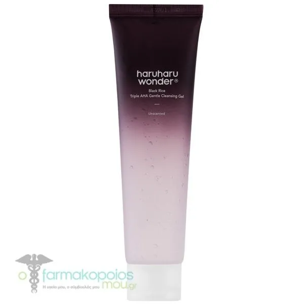 Haruharu Wonder Black Rice Triple AHA Gentle Cleansing Gel, 100ml
