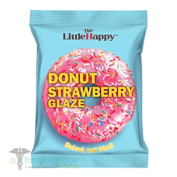 Τhe Little Happy Donut Strawberry Glaze, 50g