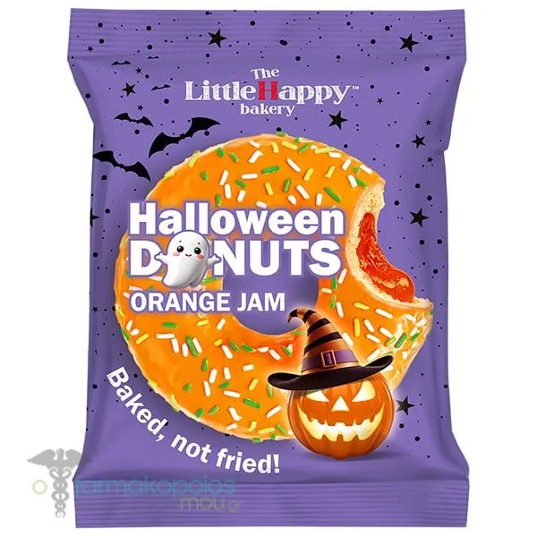 Τhe Little Happy Halloween Donut with Orange Jam, 60g