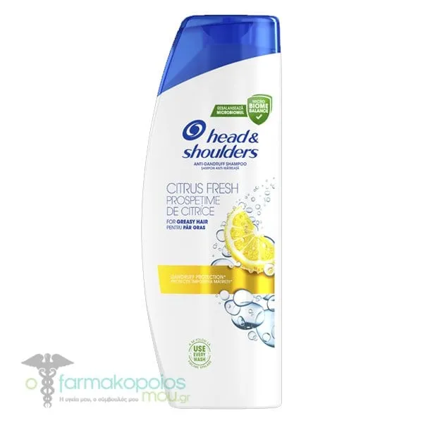 Head &amp; Shoulders Citrus Fresh Αντιπιτυριδικό Σαμπουάν, 625ml