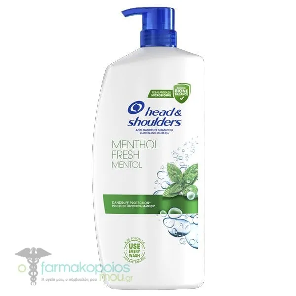 Head & Shoulders Menthol Fresh Anti-Dandruff Shampoo, 800ml