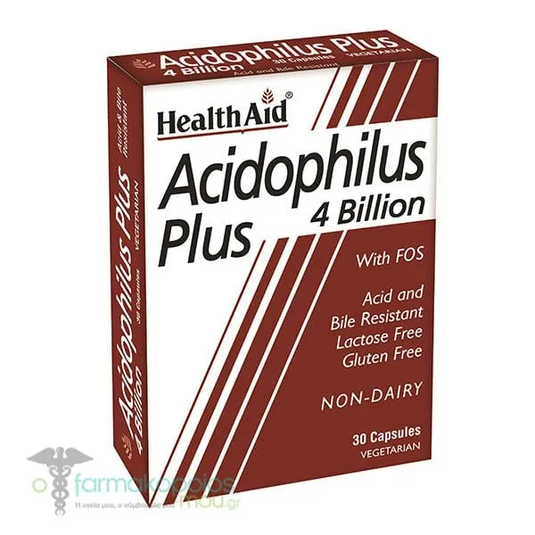 Health Aid Acidophilus Plus, 30caps