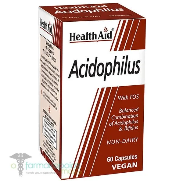 Health Aid Acidophilus Plus, 60caps