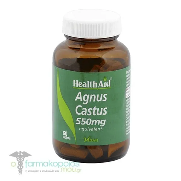 Health Aid Agnus Castus 550mg, 60tabs