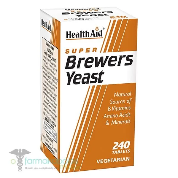 Health Aid Brewers Yeast 300mg, 240tabs