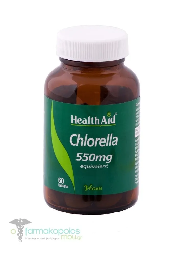 Health Aid Chlorella 550mg, 60tabs