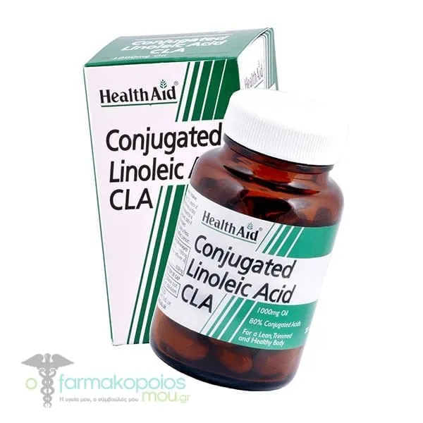 Health Aid CLA Conjugated Linoleic Acid 1000mg, 30caps