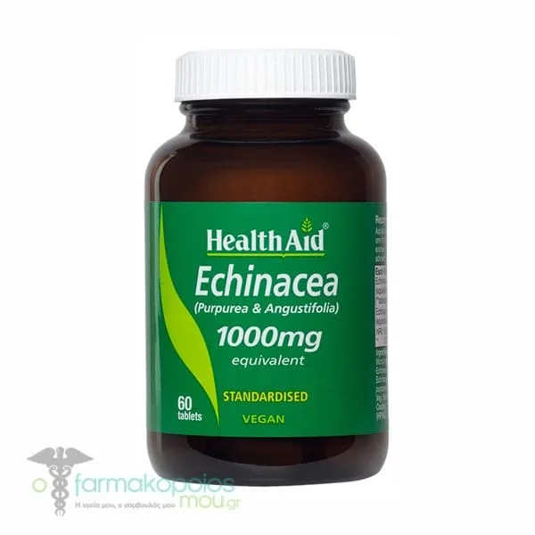 Health Aid Echinacea 1000mg, 60tabs