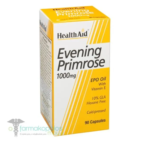 Health Aid Evening Primrose 1000mg, 90caps