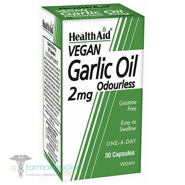 Health Aid Garlic Oil 2mg, 30caps