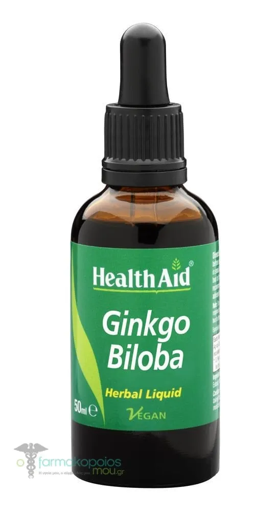 Health Aid Ginkgo Biloba Herbal Liquid, 50ml
