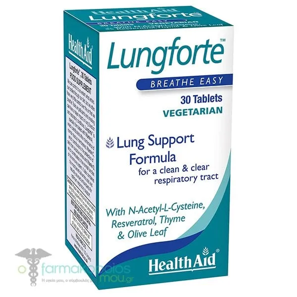 Health Aid Lungforte, 30tabs