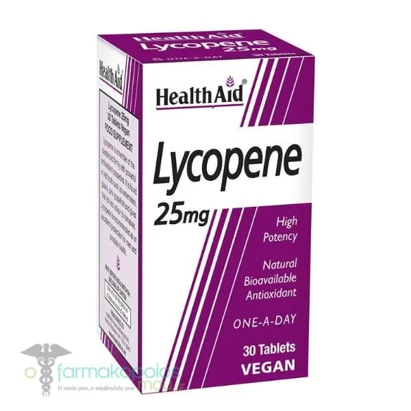Health Aid Lycopene 25mg, 30tabs