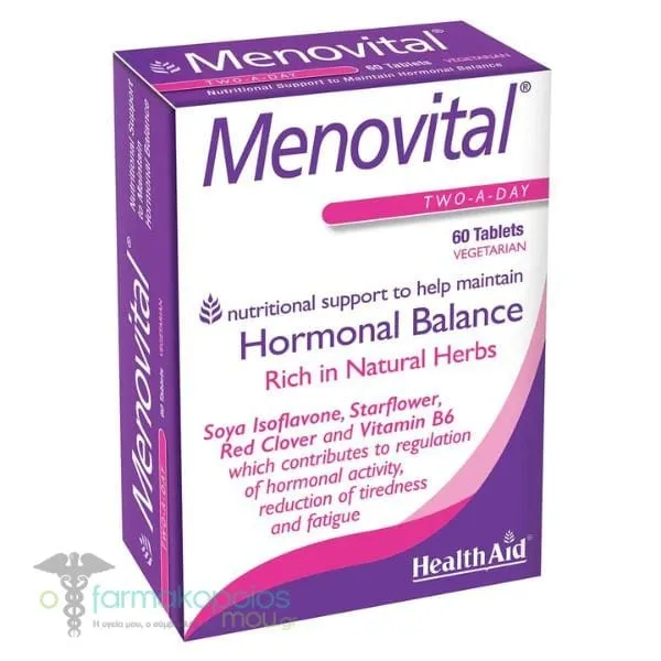 Health Aid Menovital Hormonal Balance, 60tabs