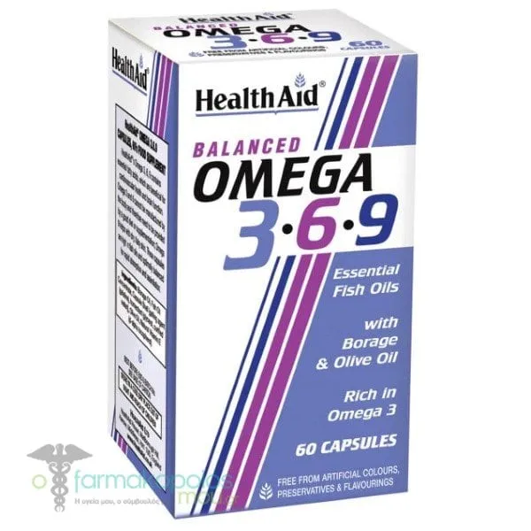Health Aid Omega 3-6-9, 60caps