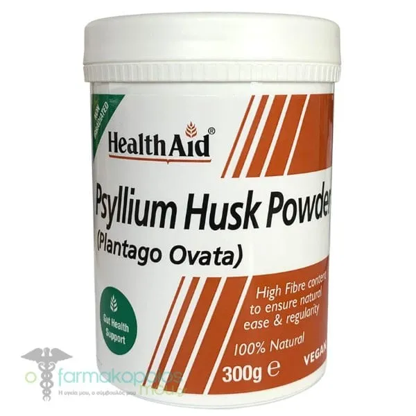 Health Aid Psyllium Husk Fiber, 300gr