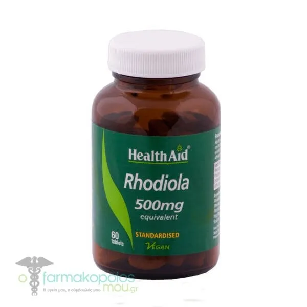 Health Aid Rhodiola 500mg, 60tabs