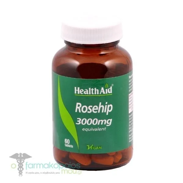 Health Aid Rosehip 3000mg, 60caps